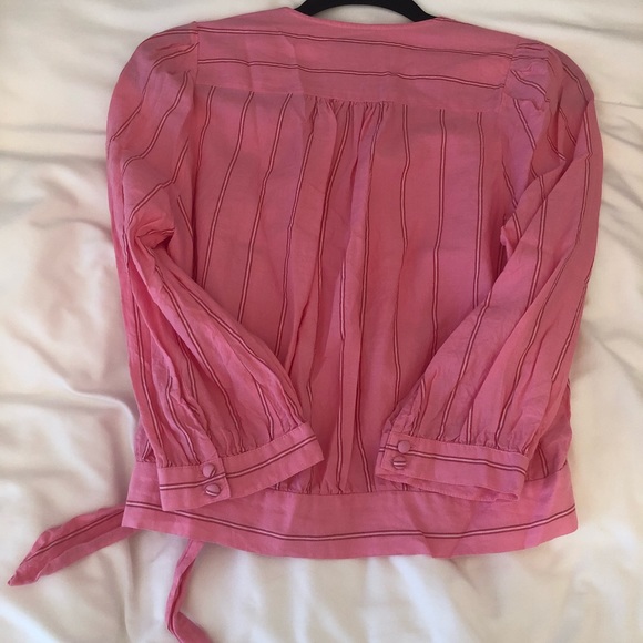 Madewell cropped wrap top - Picture 3 of 3